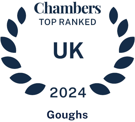 Chambers Top Ranked Firm UK Goughs 2024